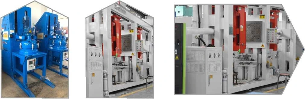 Máquina de inyección con mezclador para APG Máquina para APG Proceso para bujes 4