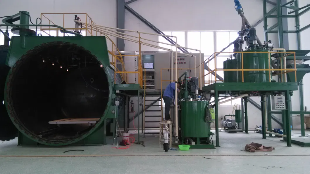 Máquina de fundición al vacío de resina epoxi usada para transformadores de tipo seco 0